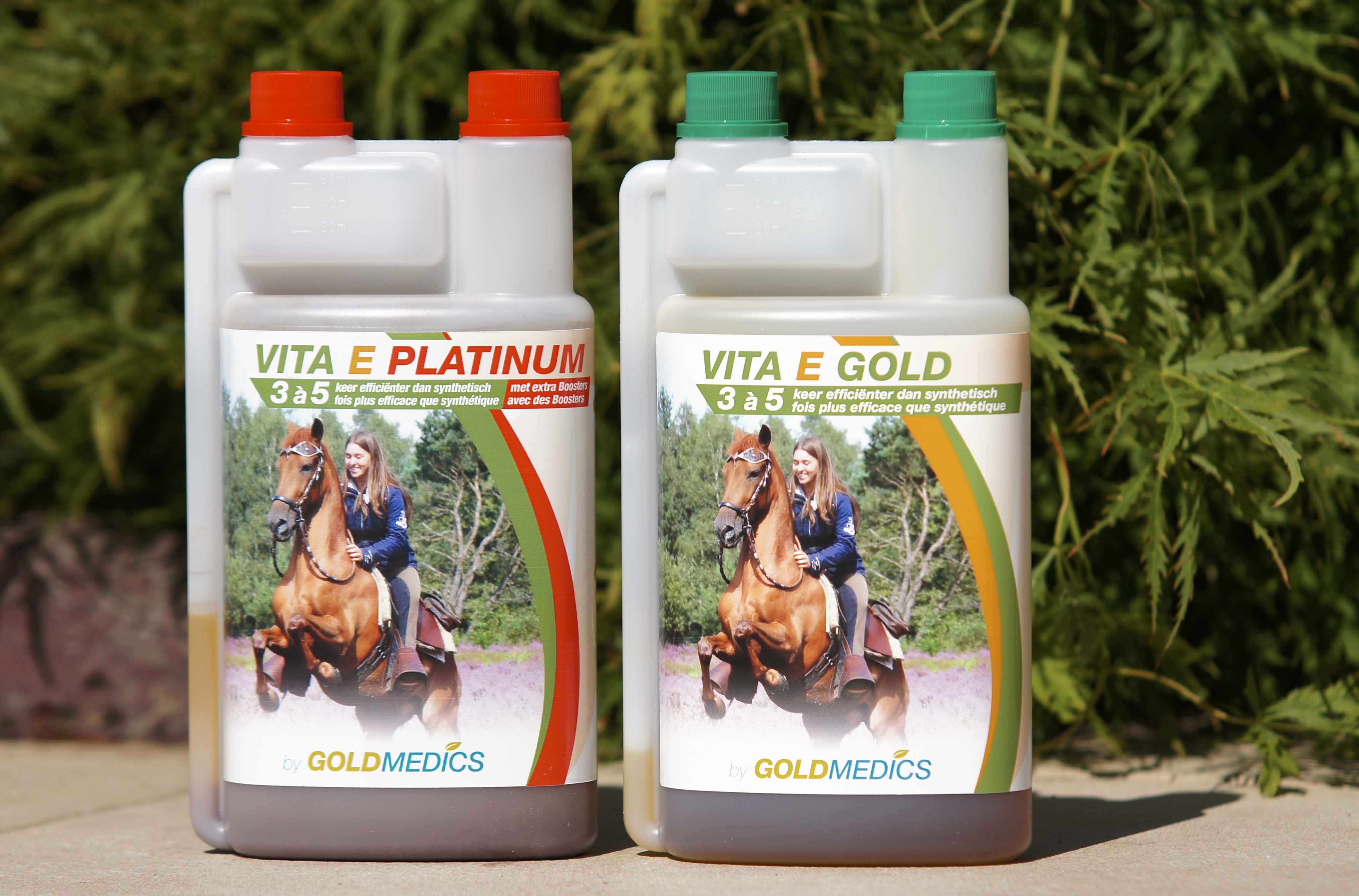 automaat toernooi Gewoon Natuurlijk Vitamine E voor paard: VITA E ; 400 gram tocoferolen/liter